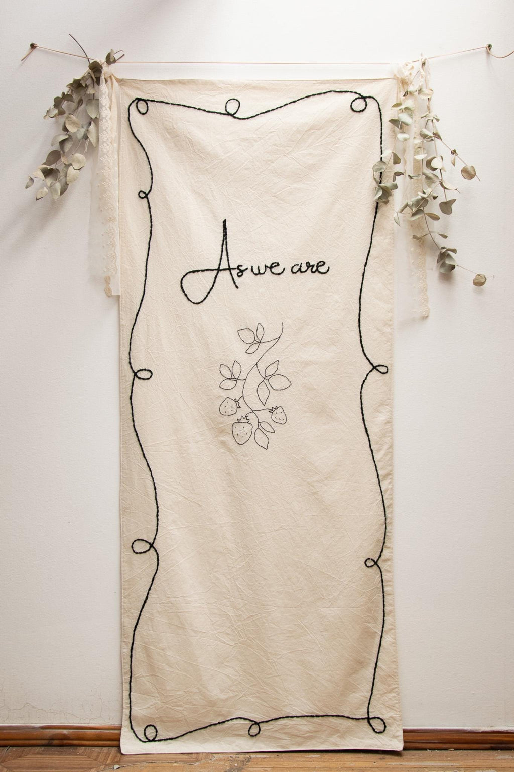 Custom Embroidered Wedding Banner