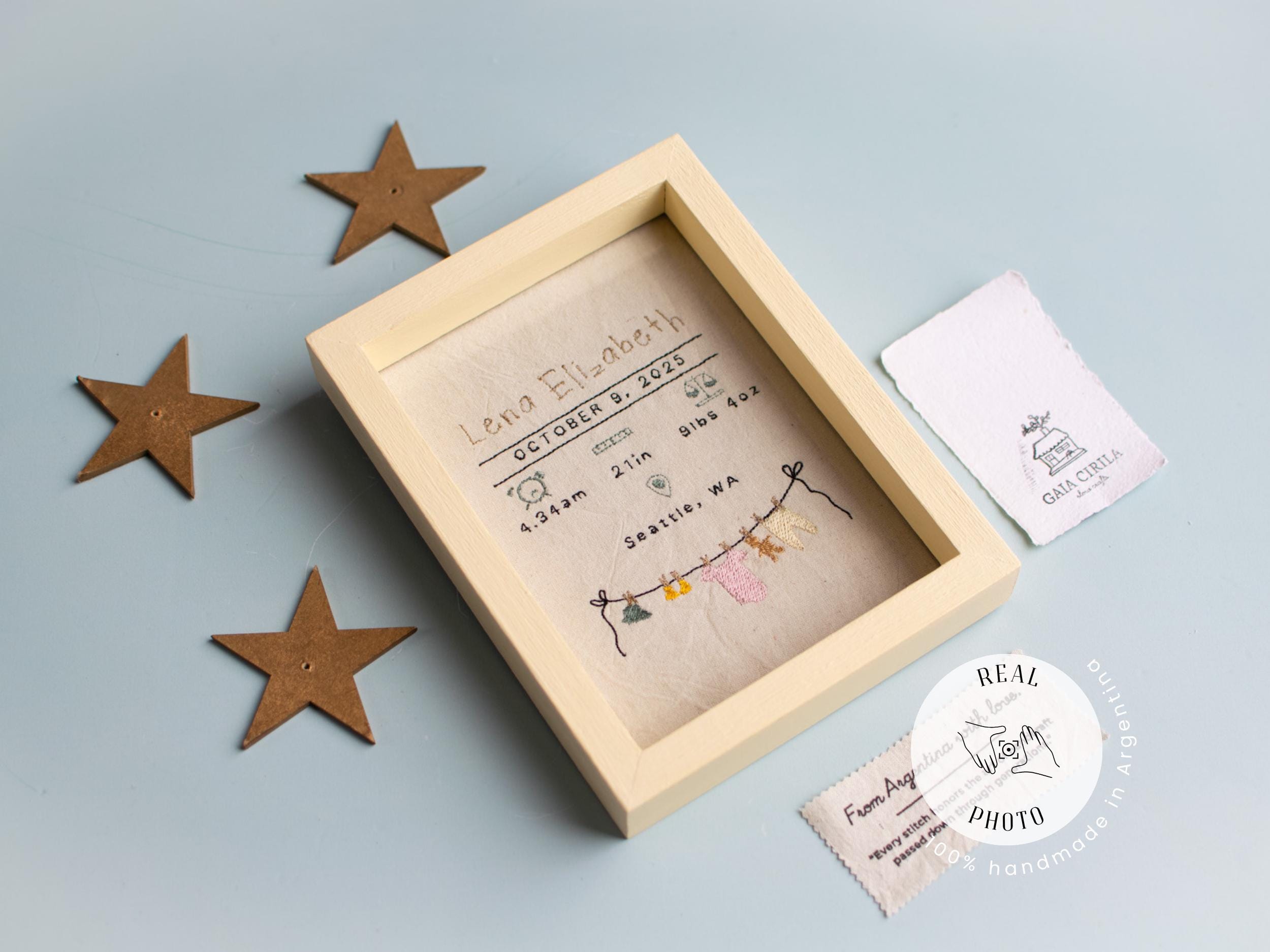 Personalized Newborn Announcement Sign