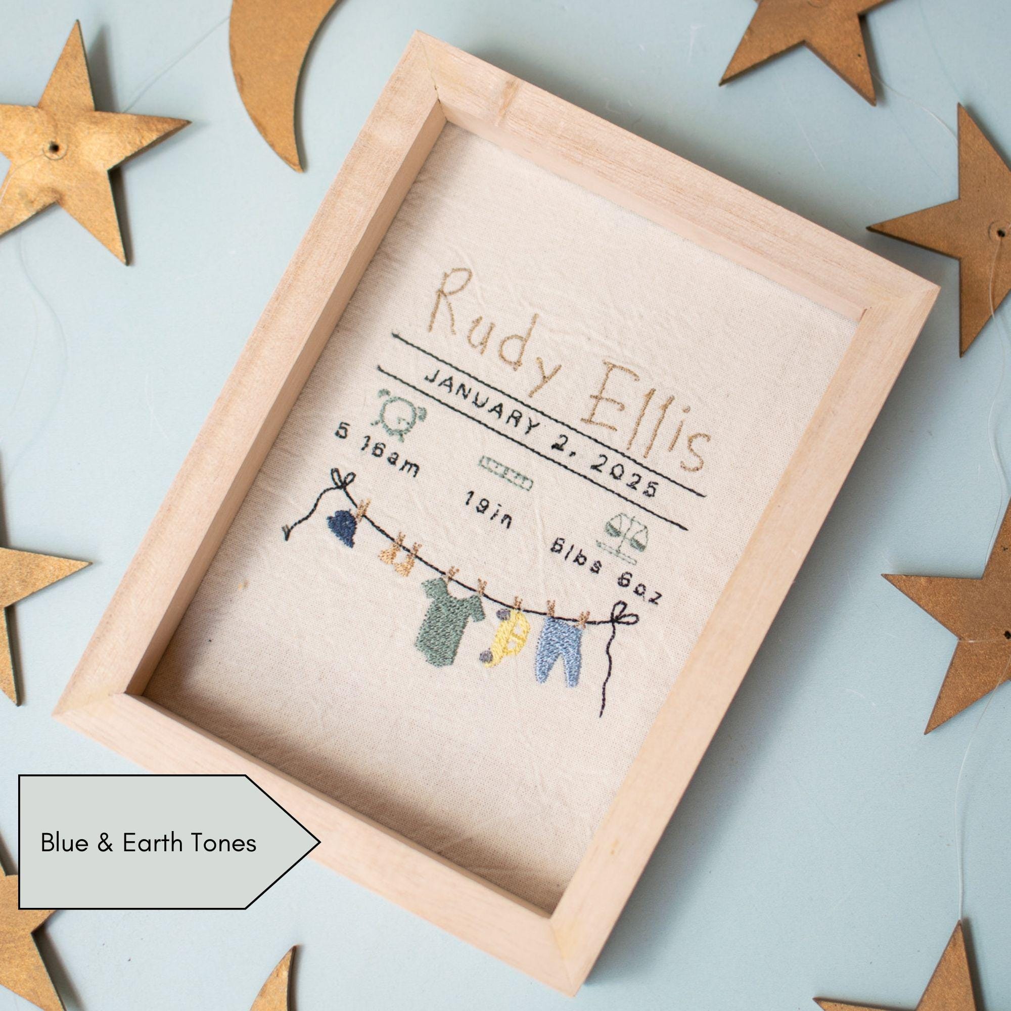 Personalized Newborn Announcement Sign