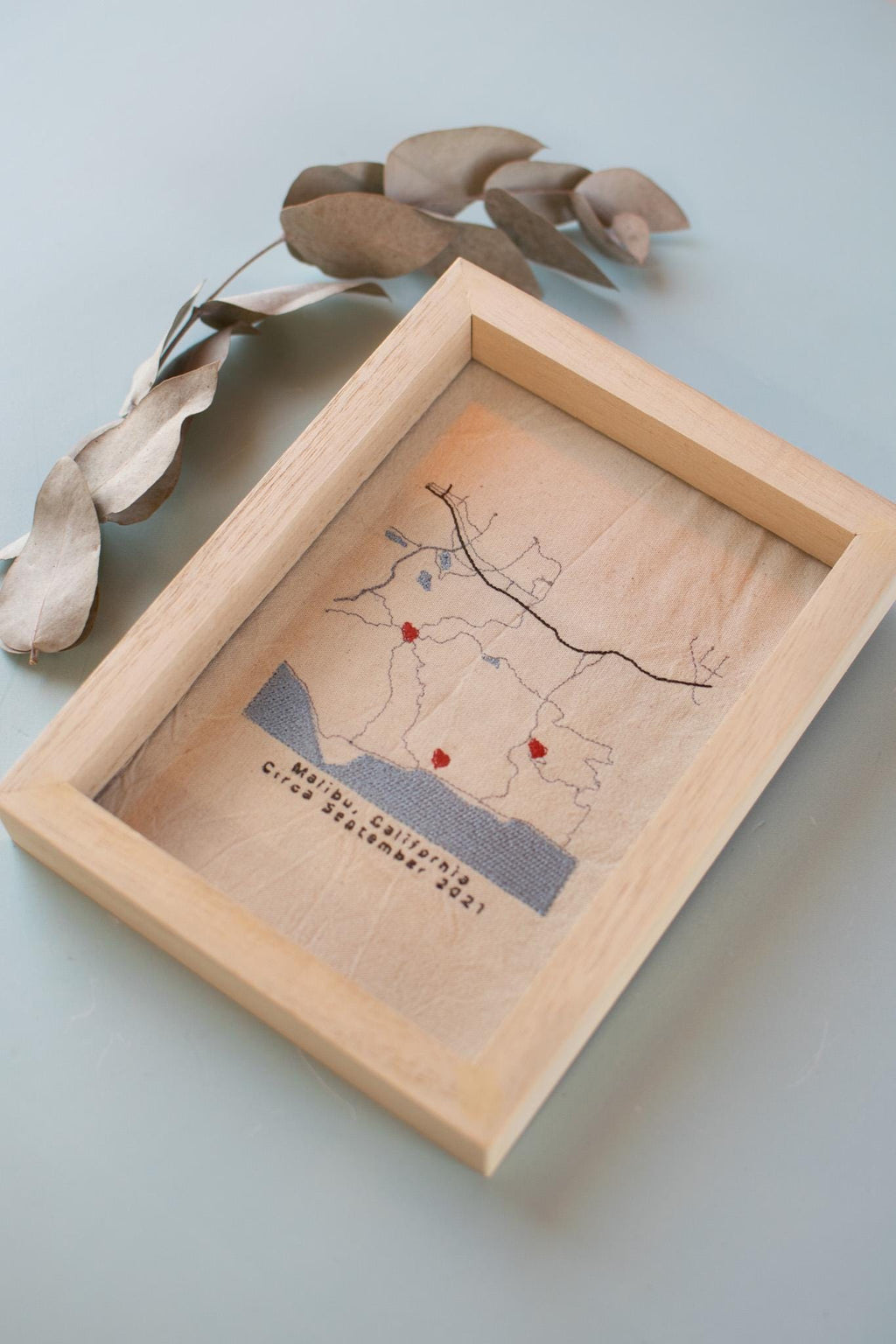Embroidered City Map